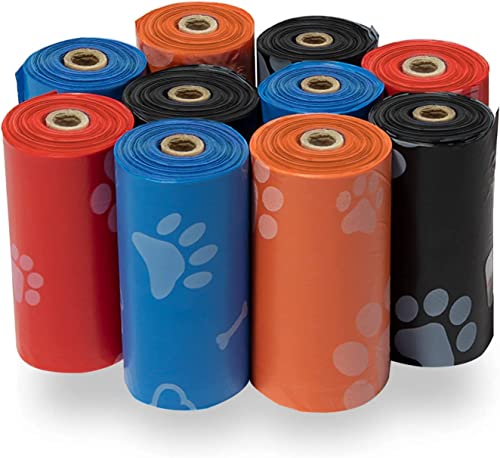 Baby Disposable Diaper Bags, Waste Bags 8 Refill Rolls/120 Bags, Convenient and Quick Diaper Disposal, Unscented Leak & Odors Proof Diaper Trash Bags for Newborn Diapers (8 Roll)
