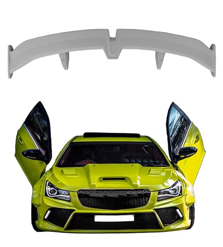 Back2Tracks - B2T AUTOMOTIVE® Car Spoiler Compatible for Cruze | Vento | Verna | Fludic Verna | Zest | Tiago | Virtus | Accent | Indigo | Semi-Finished - Unpainted (FRP) Spoiler for Cruze