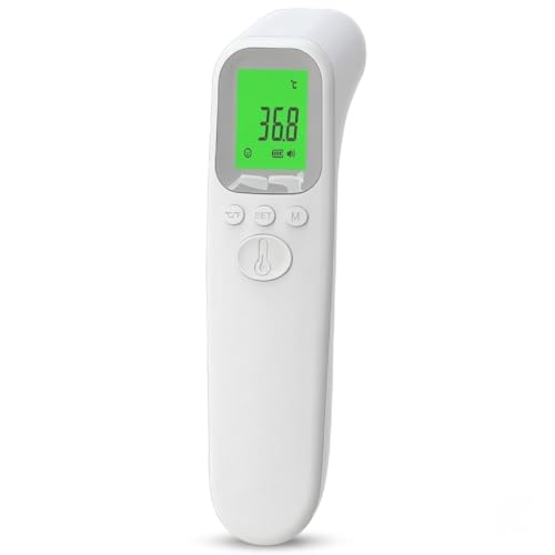 Balson 802 Infrared Thermometer for Baby & Adults | Ear & Forehead Digital Thermometer | Non Contact Temperature Gun with LCD Display, 1-Second Reading, Memory Function 3 Month Warranty