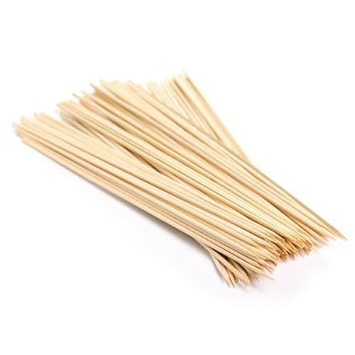 Bamboo Skewers Sticks 10 inch, 70pc | Frying, Grilling, Roasting Sticks |Barbeque Sticks |Grilling Skewers Sticks |Wooden Skewers|