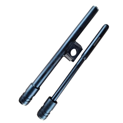 Base Ball BAT Single Rod Leg Guard- Openable DECO-LGB010 Heavy Duty Stylish Safety Protector Bat Leg Guard/Crash Guard Black for Royal Enfield- Bullet, Standard, Electra & Classic 350 & 500