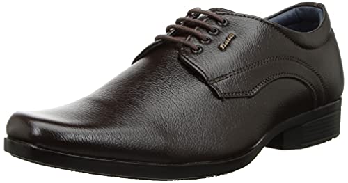 Bata Boss-Ace Men's Brown Formal Shoes - 7 UK (8214226)