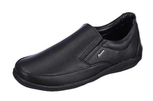 Bata Boss-Sail Men's Black Formal Shoes - 10 UK (8516052)
