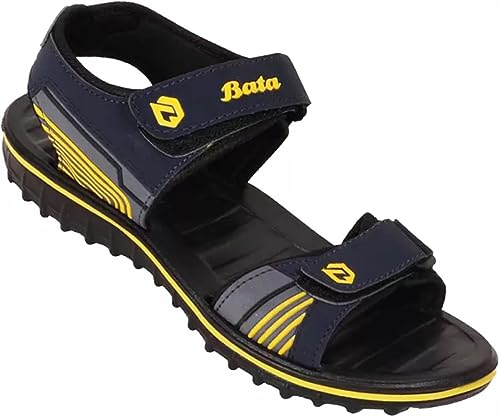 Bata Fortuner-M7 Men's Yellow Sandal - 9 UK (8618078)