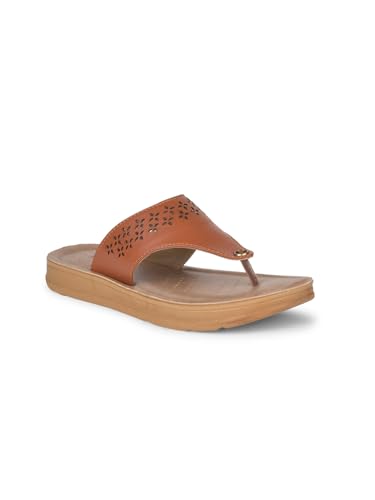 Bata Penny Laser Th. Women's Light Brown Thongs - 5 UK (6713961)