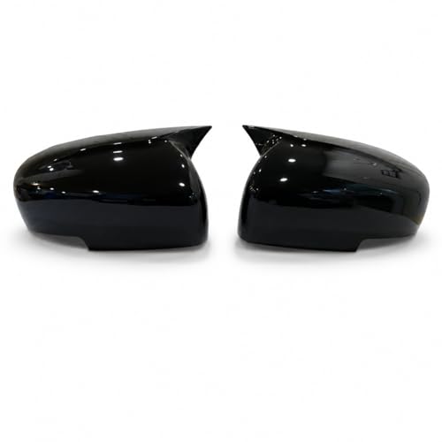 Batman Style Car Side Mirror Covers compatible with New Swift, Baleno, New Dzire (2017-2025), Fronx, Glanza, Ignis, Ciaz, Gloss Black Finish, Set of 2