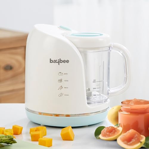 Baybee Multifunctional Baby Food Processor with Reheat & Defrost | Electric Baby Food Maker with Steamer, Blender & Masher | Easy One-Touch and Travel-Friendly Baby Food Blender and Steamer for Puree