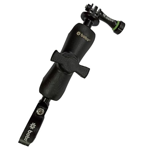 BOBO BM9H Action Camera Waterproof Bike/Motorcycle/Scooter Mobile Phone Holder Mount, Ideal for Maps and GPS Navigation (Black)