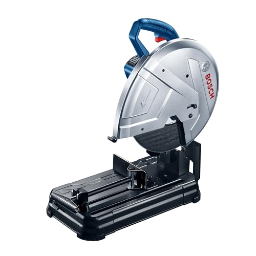 BOSCH GCO 220 Professional Electric Chop Saw | Powerful Cut Off Saw Machine | C-Handle | Rated Power of 2200 W| Speed upto 3800 RPM |Long Lifespan |Disc Diameter 355 mm (14 Inch) | 1 Yr Warranty