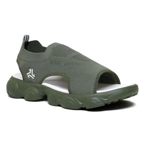Campus Men's GC-22170 OLIVE/OFF WHT Sandal - 10UK/India 1 Pair