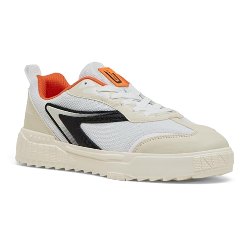 Campus Men's Static WHT/Cream Sneakers - 10UK/India 1 Pair