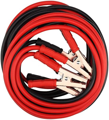 Car Heavy Duty Auto Jumper Cable Battery Booster Wire Clamp with Alligator Wire (7ft, 500 AMP) Emergency Car Battery Charging Booster Cables for car Truck Battery Chargers to Start forEngine