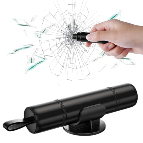 Car Safety Hammer Emergency Window Breaker & Seat Belt Cutter Aluminium Alloy Car Emergency Escape Tool
