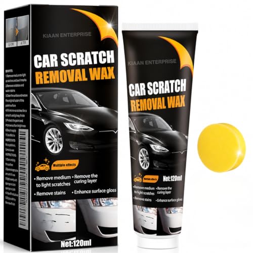 Car Scratch Remover Cream Wax for Car Paint Scratch Removal, Car Polish Repair Compound, Vehicle Body Shine Restorer, Auto Scratch Cleaner for All Cars & Bikes (Pack of 1)