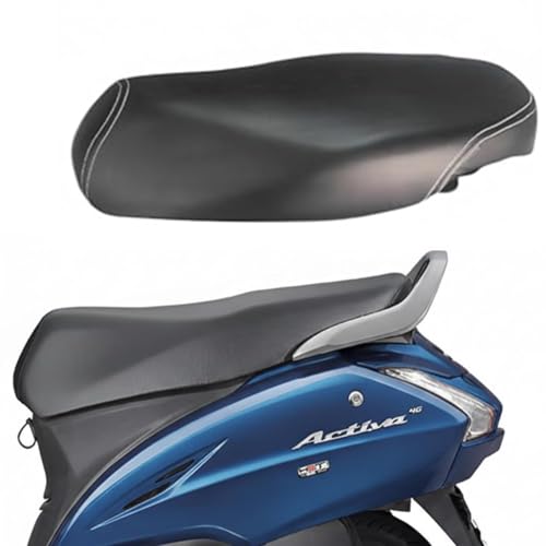 CARBOXPremium Leatherette Activa Seat Cover for Honda 3G 4G 5G 6G 110 | Waterproof Anti-Skid Dustproof Finish | Comfortable Scooter Protection | Must-Have Activa Accessories Choice