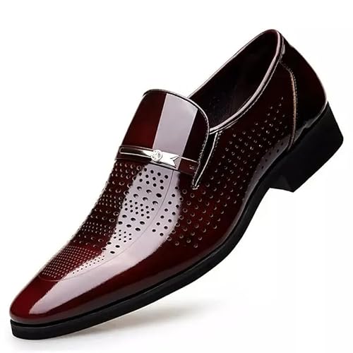 Centrino Men Glossy Formal Shoes |Slip-On Design with Cushioned Insole for Comfort |Craftsmanship for All-Day Elegance 9563-2