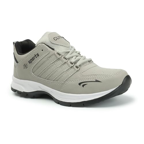 CLYMB Cosco Mehandi Sports Shoe with Synthetic Upper Lightweight Comfortable Mid Top Running Shoes for Men's & Boy's