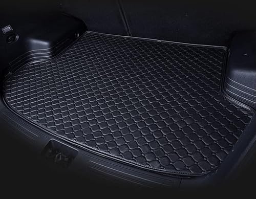 COAZO Premium Boot Mat for BE 6 Custom Fitted, Luxury Car Boot Mats Compatible with Mahindra BE 6, Set of 1 PIECE, 100% Waterproof and Washable, Classic Black with Black Thread