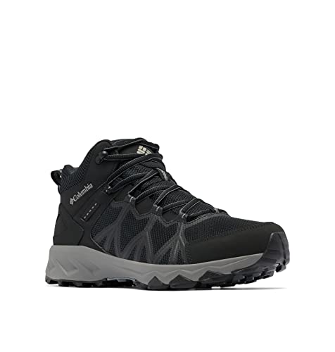 Columbia Men Black OutDry Peakfreak II Mid Hiking & Trekking Shoes, UK-10 | Fully Waterproof
