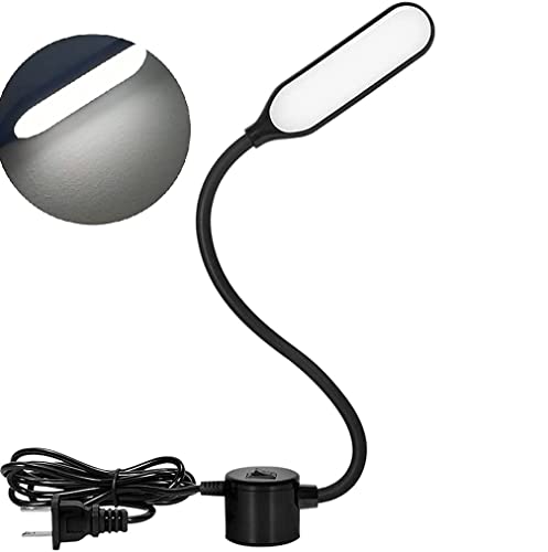 Daesyn Deal 3W Sewing Machine Light 30 LED's, Lamp with Flexible Gooseneck Magnetic Mounting Base Working Lamp for Home Study Night Work, Workbench Lathe Drill Presses 3D Printer - Black
