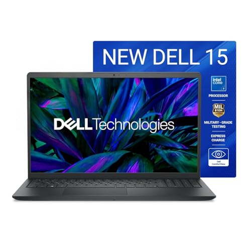 Dell 15 (Previously Inspiron) Laptop, 14th Gen Intel Core i3/Core 3 100U Processor, 8GB DDR4, 512 SSD, 15.6