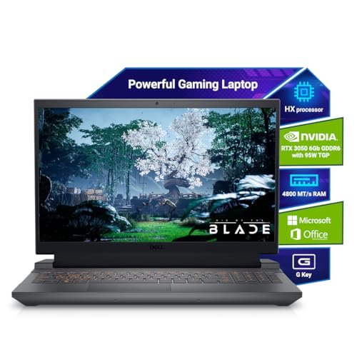Dell G Series, 13th Gen Intel Core i5-13450HX, NVIDIA RTX 3050-6GB, 16GB DDR5, 512GB SSD, FHD, 15.6