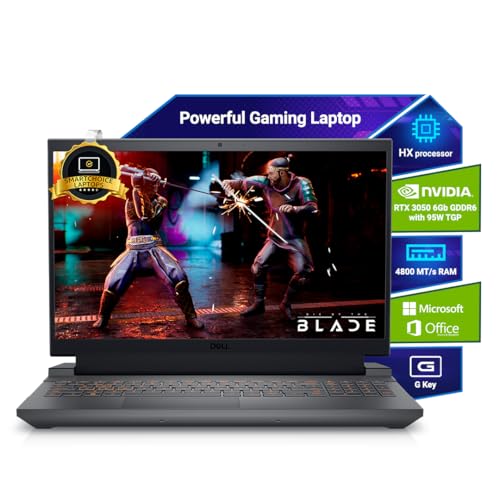 Dell G15, 13th Gen Intel Core i5-13450HX Processor, NVIDIA RTX 3050-6GB, (16GB RAM 1TB SSD) FHD 15.6