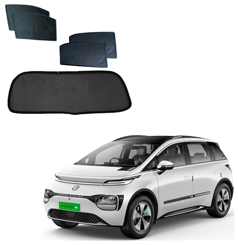 Dhanvine Car Fix with Dicky Fit Type Z Black Non-Magnetic Curtain Compatible with MG Windsor