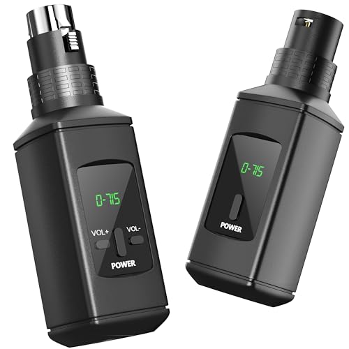 DIGIMORE Wireless Microphone System | 2.4GHz Digital Modulation | 50m Range | High S/N Ratio >90dB | Ideal for Recording, Streaming & Public Speaking (D-715)