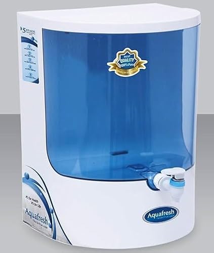 Dolphin AquaFresh 5 Stage Purification RO+MF Filtration | Water Purifier Filter For Home & Office | Up to 45% Savings | Suitable for Borewell/Tanker/Municipal Supply | 9L Storage | White