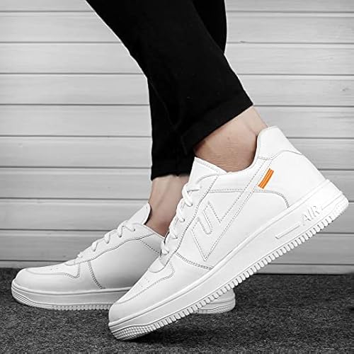 DRACKFOOT Men’s Casual Fashion Shoes for Work, Travel (PRA-1039-9) White