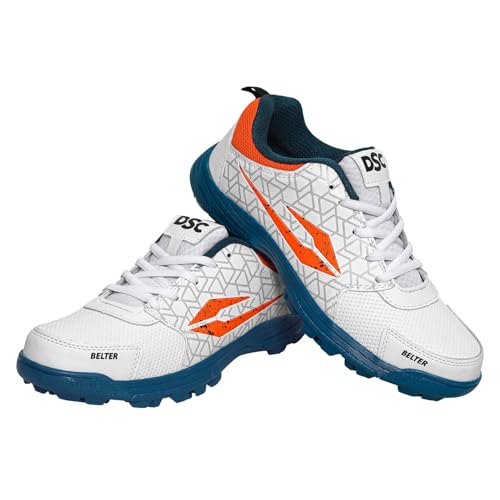DSC Belter Cricket Shoes for Mens, Size-8, Teal Blue