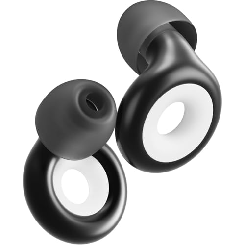Ear plugs for Noise Cancellation Soft Silicone Ear plugs for Sleeping, Studying, Travel, Flight Reusable Noise Reduction Earbuds noise cancellation with 6 Comfort Tips (S/M/L) Traveling Accessories