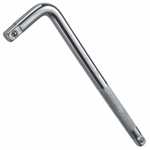 Eastman L-Handle 1/2 (12.7) 200 mm, CRV Steel Fully Polished, Fully Hardened and Tempered, Heavy-Duty, Car Extension L-Handle Wrench for Car,Truck,Van (E-2211)