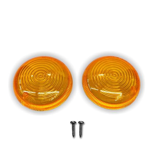 EAZ Indicator Glass Set for Royal Enfield Classic Reborn, Hunter & Meteor 350cc Indicator Lens for J Series Models Bullet