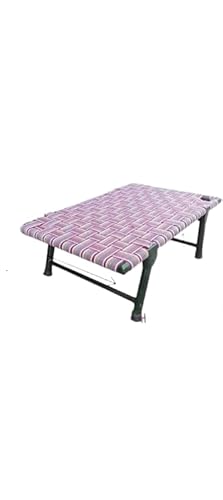 Elevated Dog Bed Cot for Large & Medium Dogs | 3x2 Feet Raised Pet Bed with Metal Frame | Breathable Fabric, Indoor & Outdoor Use (Pink)