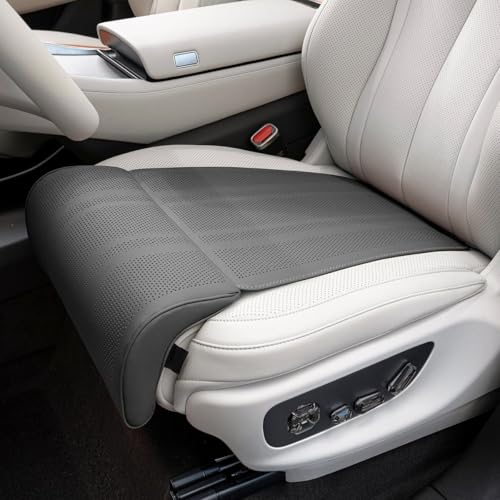 Eliane Car Seat Extender Leg Support Cushion for Long Drives | Memory Foam Thigh Support Pad for Car & Office Chair | Reduces Knee & Leg Pain | Universal Fit (Black)