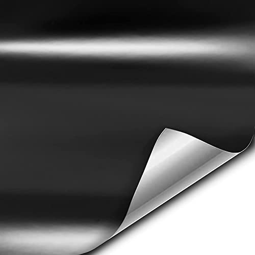 ERATO™ Matte Vinyl Car Wrap Sheet Roll Film Sticker Decal Waterproof Car Styling Wrap Auto Vehicle Accessories((Vinyl Black Matte, 12 x 50 inch)
