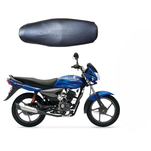 ETRADEZONE Single Bike Seat Cover for Bajaj Platina, Black