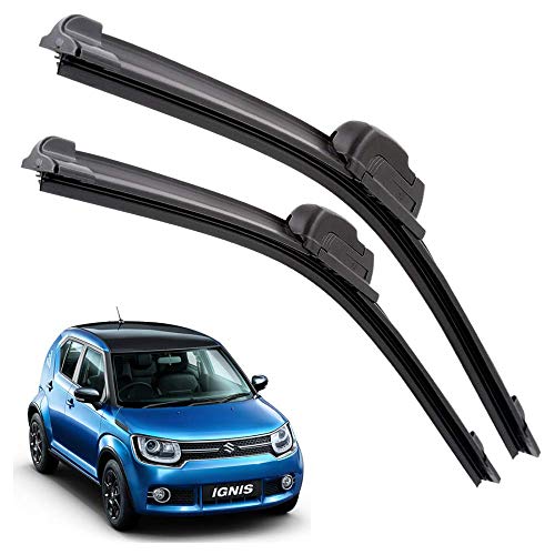 Euro Care Windshield Car Wiper Blades Compatibility With Maruti Suzuki Ignis (Model : 2017-Till Date) - Set of 2Pc (D-21,P-17)