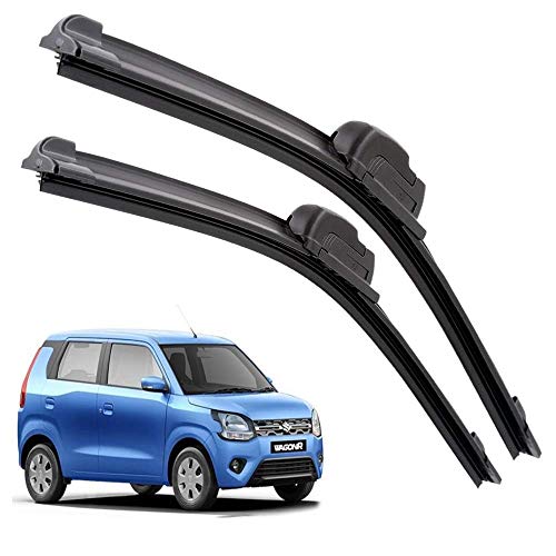 Euro Care Windshield Car Wiper Blades Compatibility With Maruti Suzuki WagonR New (Model : 2019-Till Date) - Set of 2Pc (D-20,P-16)