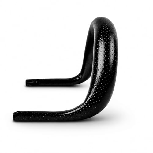 Father Auto Bike Back Rest Seat Handle Black with PU Resin Cushion Compatible fo