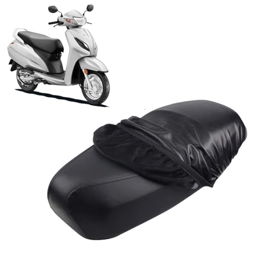 Fenke Universal Activa Scooter Seat Cover – Waterproof Black 3D Mesh Cushion | Breathable, Anti-Scratch Protector from Cat, Dust | Waterproof Sheet Cover