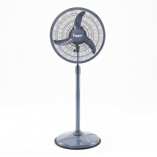 Fogger Wind Speed Electric Stand Fan Wind Speed with 2 Year Warranty High Air Delivery, Silent Operation Pedestal Fan