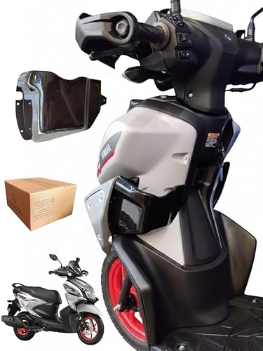 Front Pocket/Glove Box Compatible with Yamaha RayZR 2020+ Models, Dual-Purpose Bottle Holder and Mobile Pocket, UV-Resistant PP Material, Piano Black