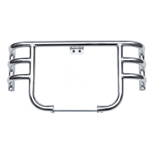 GEAR WINGS Airfly Stainless Steel Leg Guard Compatible for Royal Enfield New Classic 350 Reborn and Meteor 350 | Heavy Duty 3 Bar Crash Guard | Chrome Bike Safety Engine Protector | Premium Ss Build