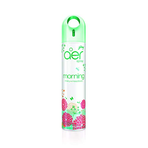 Godrej aer spray, Air Freshener for Home & Office - Morning Misty Meadows | Long-Lasting Fragrance (240 ml)