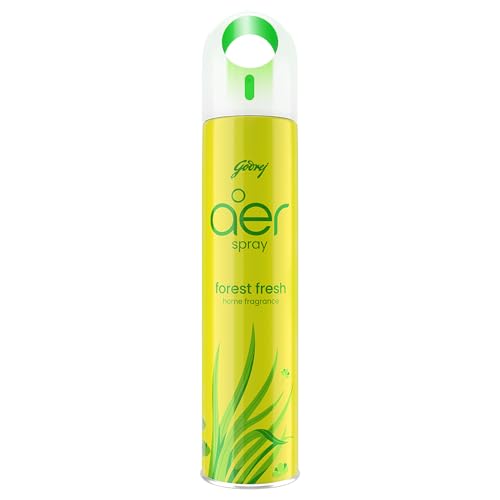 Godrej aer Spray | Room Freshener for Home & Office - Forest Fresh (200 ml), Long-Lasting Fragrance