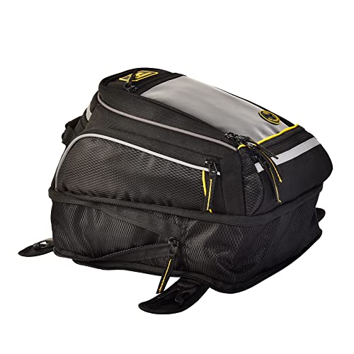 GR GOLDEN RIDERS |Zen| (15ltr) Universal Fit Non-Magnetic & Expandable Tank Bag for All Motorcycles with Rain Cover