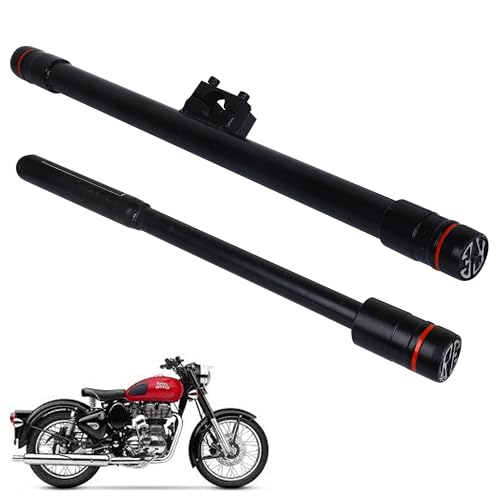 Grandbiker® Leg Guard Single Rod with Heavy Open Baseball Bat for Only Classic 350 (Black) (1)